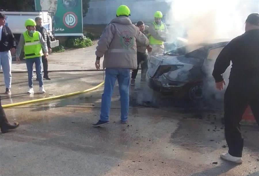 بالفيديو: مسيّرة إسرائيلية تستهدف سيارة في عيترون 
