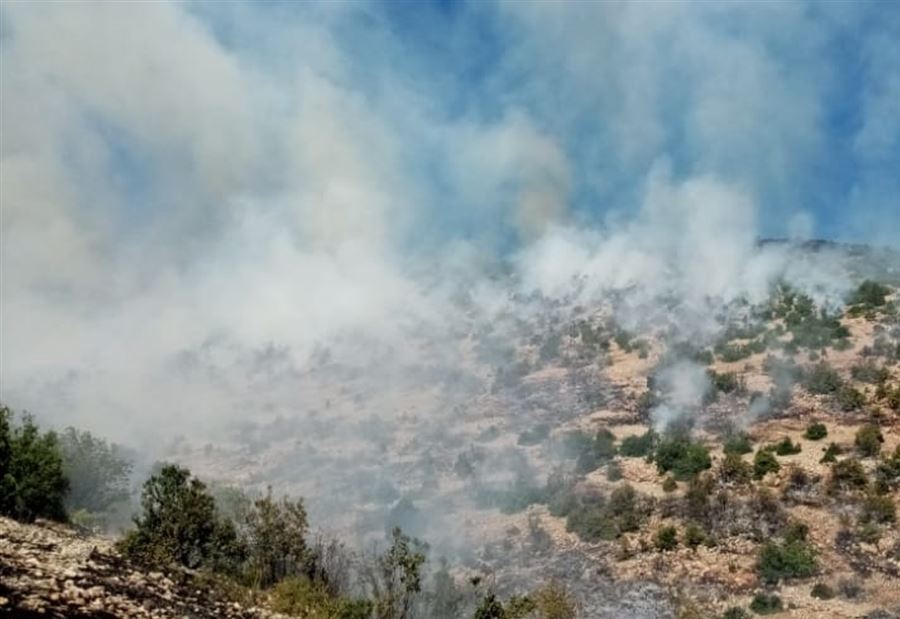 حريقٌ كبيرٌ في الهرمل... ونداءٌ من أهالي البلدة  حريقٌ كبيرٌ في الهرمل... ونداءٌ من أهالي البلدة
