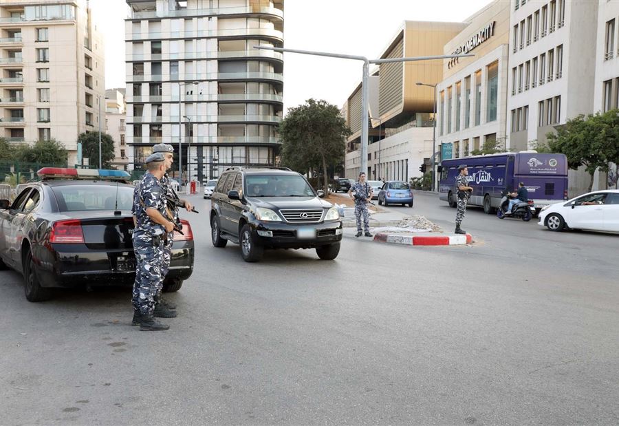 بالصور: إنتشار لعناصر قوى الأمن الداخلي في بيروت