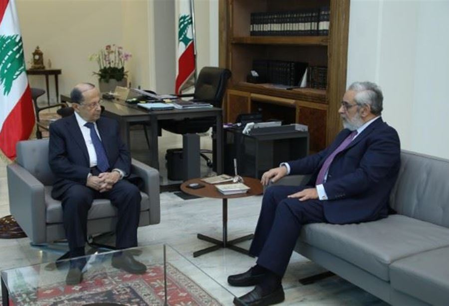 عون يقدر جهود كنعان... و"لبنان تخطّى مرحلة قاسية جدّاً"