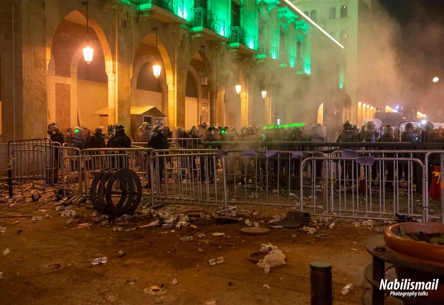 اصابة ضابطين و27 عنصرًا من قوى الأمن ليل الأحد