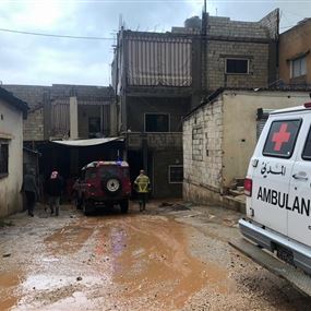 في اللبوة... إصابات في ضيق النفس نتيجة السيول