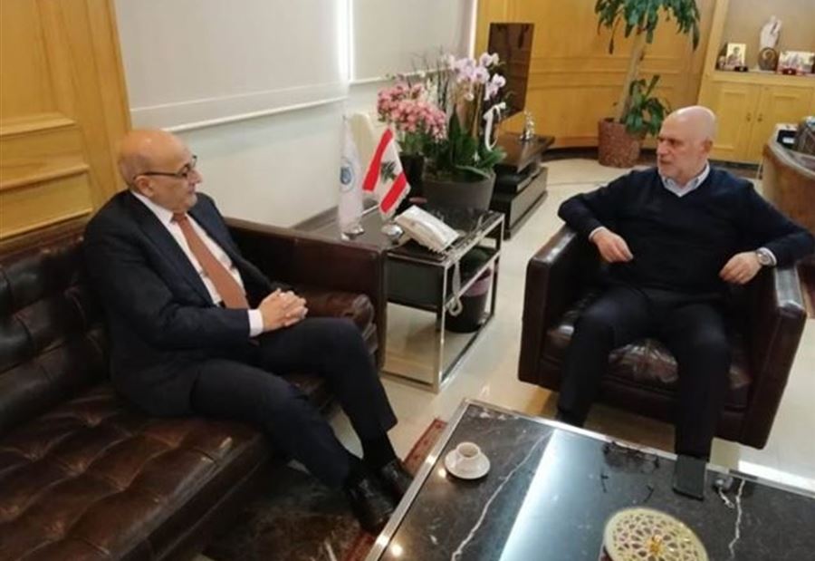 فنيانوس يبحث مع خوري في مجال النقل بين لبنان وسوريا