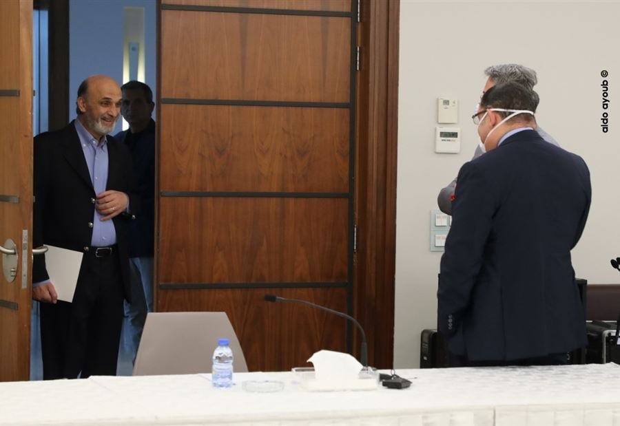 المستجدات السياسية بين جعجع والسفير المصري