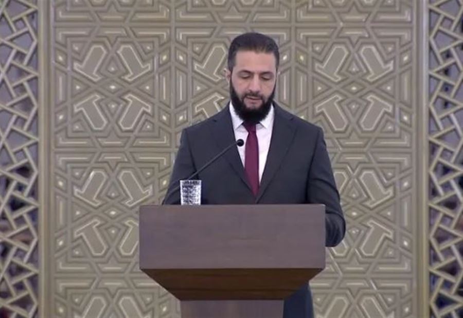 "سوريا تنادي الجميع"... الشرع يدعو لبناء "دولة القانون" "سوريا تنادي الجميع"... الشرع يدعو لبناء "دولة القانون"