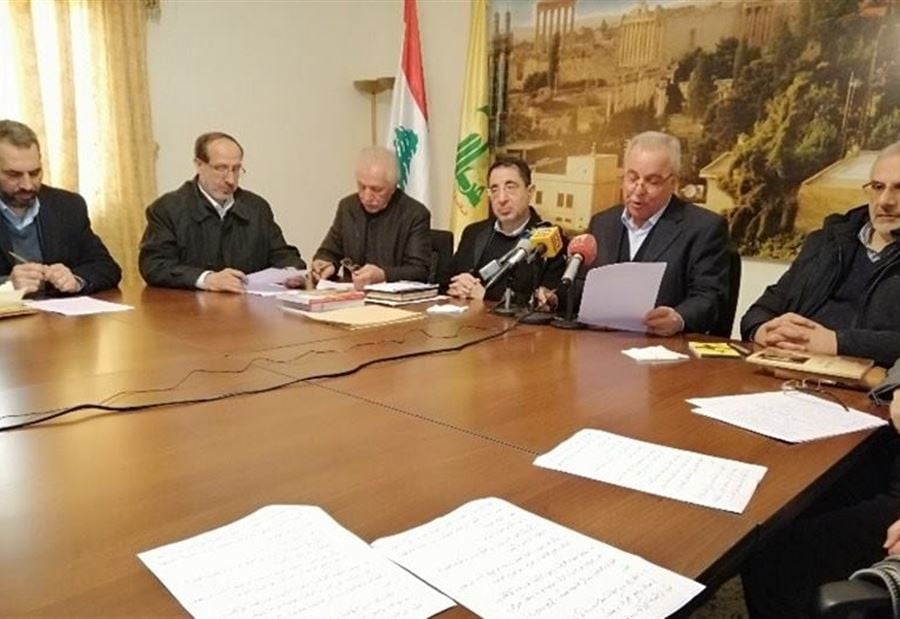 نواب بعلبك الهرمل: لإصدار مرسوم توزيع عائدات الصندوق البلدي