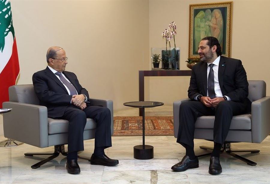 الحريري مغادراً بعبدا.. "تفاءلوا"
