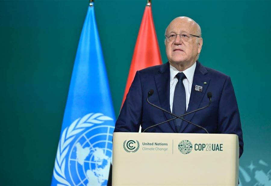 ميقاتي من قمة المناخ: لبنان يواجه عدواناً إسرائيلياً يطال البشر والحجر
