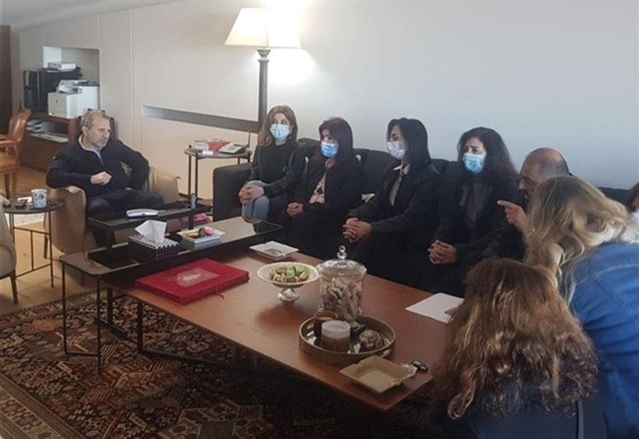 تفاصيل لقاء باسيل مع أهالي "موقوفي انفجار المرفأ"