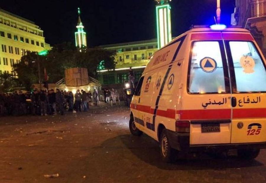 66 جريحًا في مواجهات وسط بيروت ليل أمس 