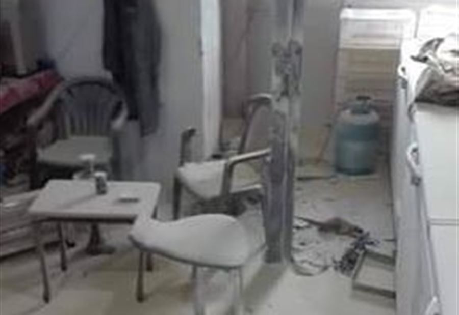 بالصورة: حريق داخل متجر لبيع المأكولات في النبطية