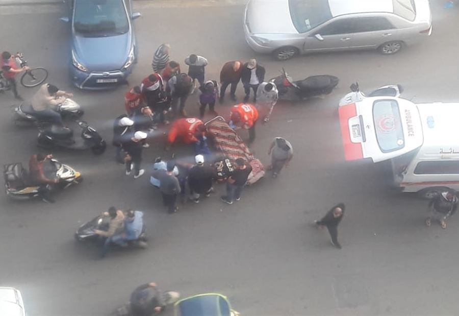 حادث في طرابلس وسقوط جريح
