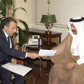 لقاء باسيل – عسيري الاول..  منذ انفجار الأزمة مع المملكة  لقاء باسيل – عسيري الاول..  منذ انفجار الأزمة مع المملكة