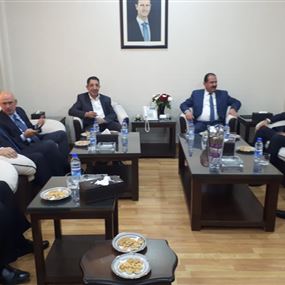الحاج حسن وزعيتر وفنيانوس يتابعون مع مسؤولين سوريين التبادل الجاري