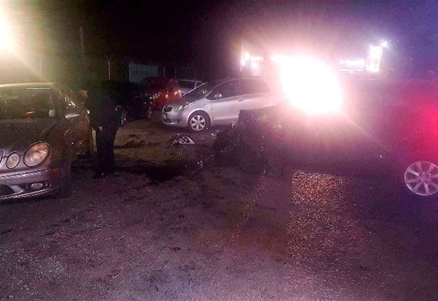 بالصورة: 3 جرحى بحادث سير على الطريق البحرية في الدورة