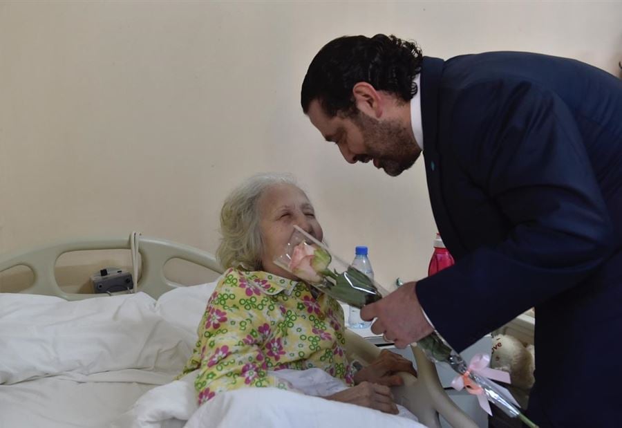 بالصورة: لفتة انسانية للحريري من دار العجزة    
