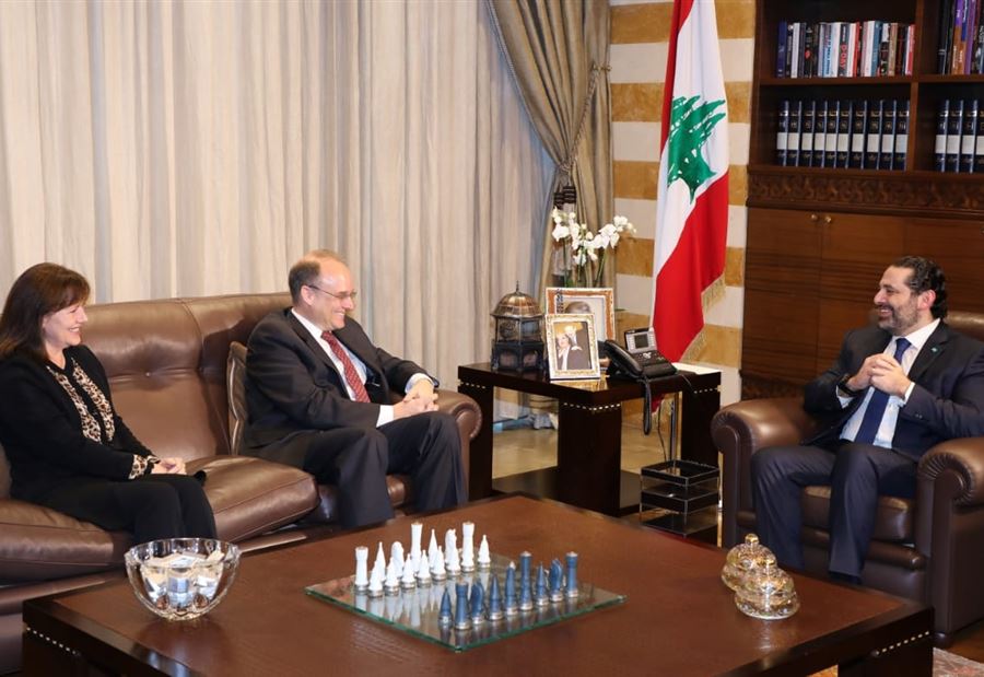 الحريري استقبل مسؤولاً أميركياً لمكافحة تمويل الإرهاب