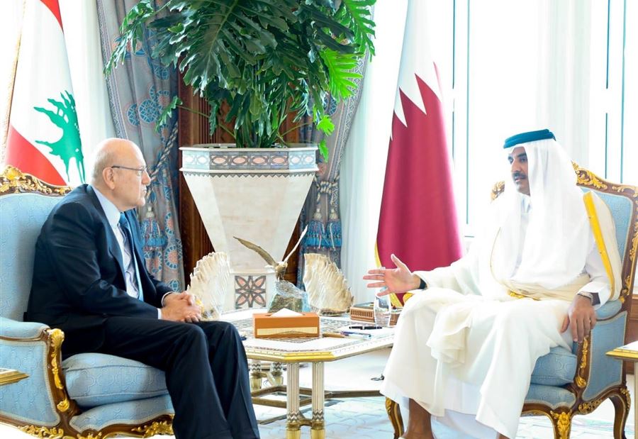 أمير قطر يستقبل ميقاتي... إليكم ما تمّ بحثه
