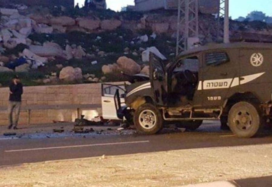 إصابة 4 جنود بعملية دهس شمالي القدس