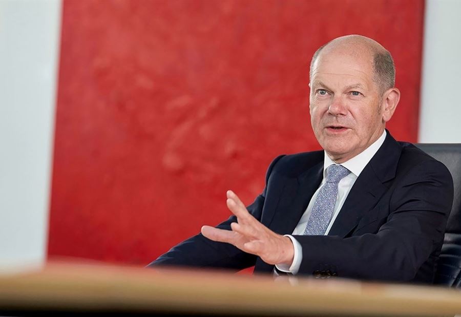 المستشار الألماني الى إسرائيل غداً