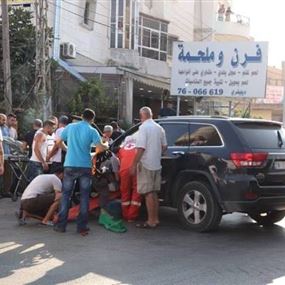 بالصورة: وفاة شاب واصابة زوجته بحادث سير في النبطية