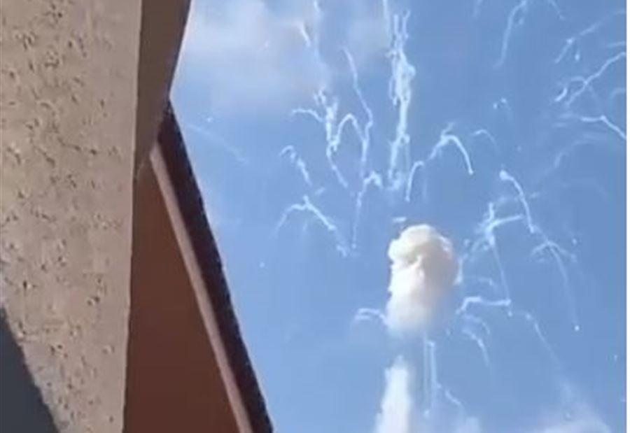 لحظة إسقاط مسيّرة إنطلقت من لبنان! (فيديو)