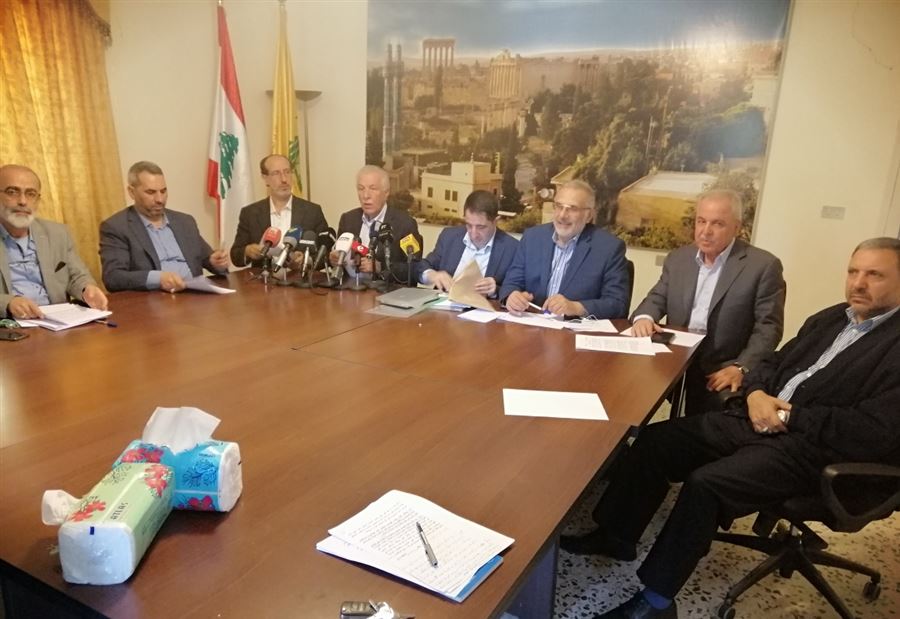 تكتل بعلبك الهرمل طالب الحكومة بخطة أمنية مستدامة