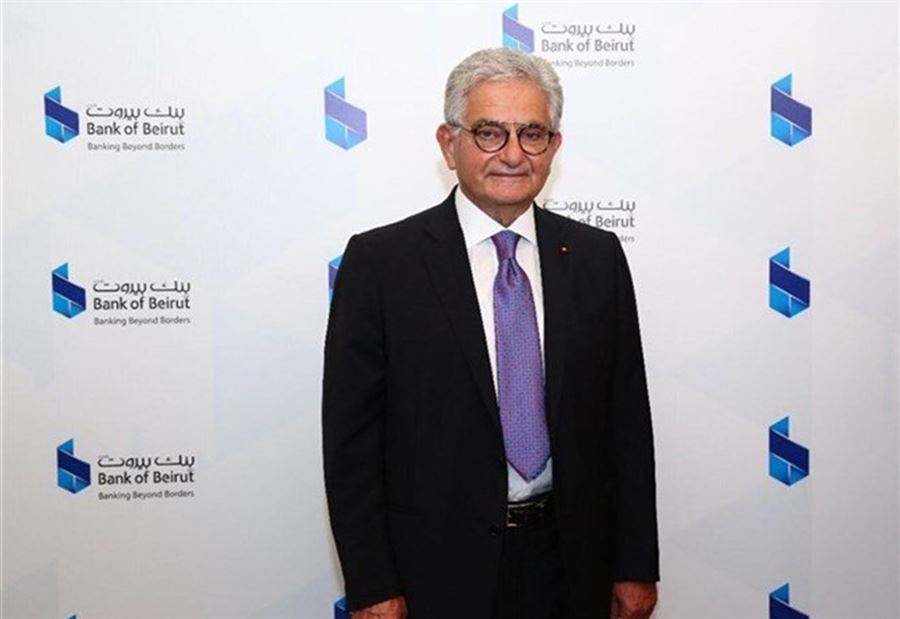 سليم صفير يستقبل المهنئين بانتخابه رئيساً لجمعية المصارف 