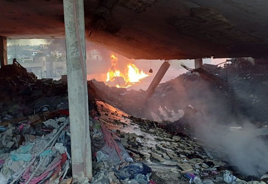 بالصور: آثار الدمار جرّاء الاستهداف الاسرائيلي على عيتا الشعب