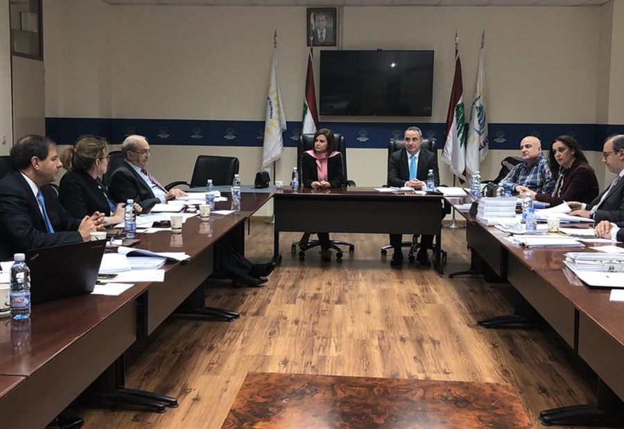 بالصورة: إجتماع في وزارة الطاقة بشأن معمل دير عمار 2 