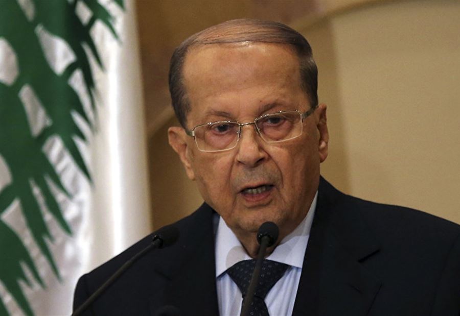 "عون أمام  هذين الخيارين" "عون أمام  هذين الخيارين"