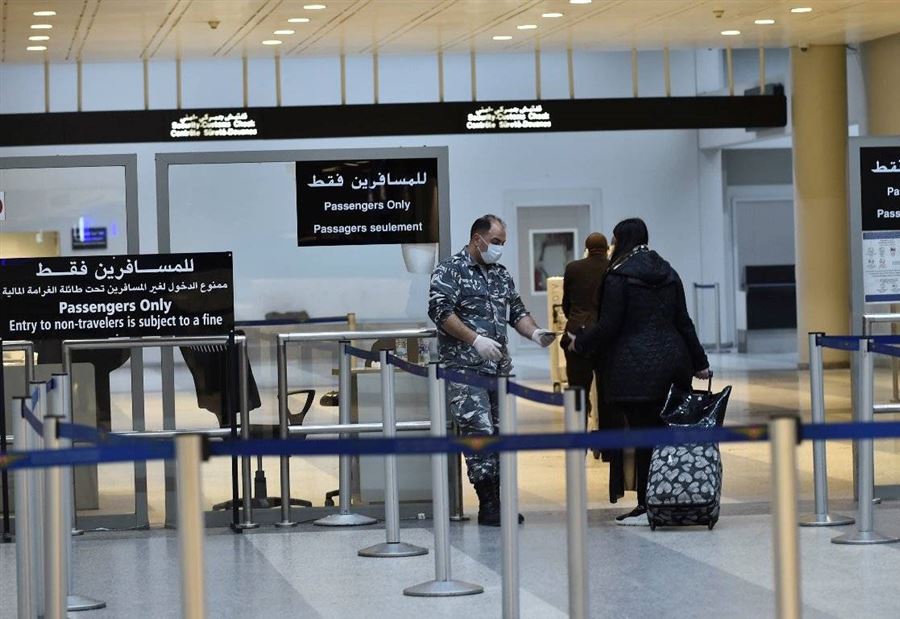 نتائج فحوصات "كورونا" للوافدين إلى بيروت أمس السبت