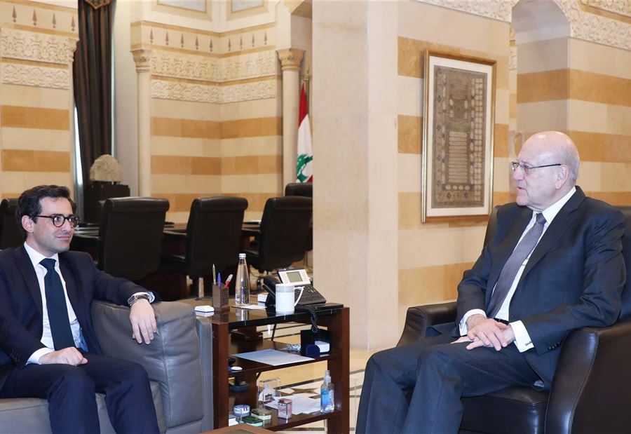 "لإعادة الهدوء إلى الجنوب"... سيجورنيه يزور ميقاتي!