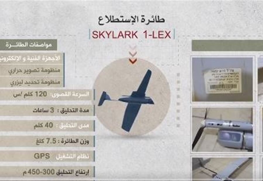 حزب الله ينشر مشاهد لـ"Skylark 1-Lex" التي سيطر عليها حزب الله ينشر مشاهد لـ"Skylark 1-Lex" التي سيطر عليها