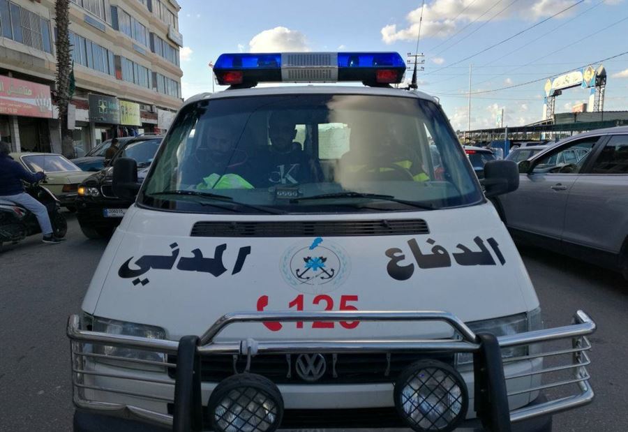 جريحة اثر حادث صدم في طريق الجديدة