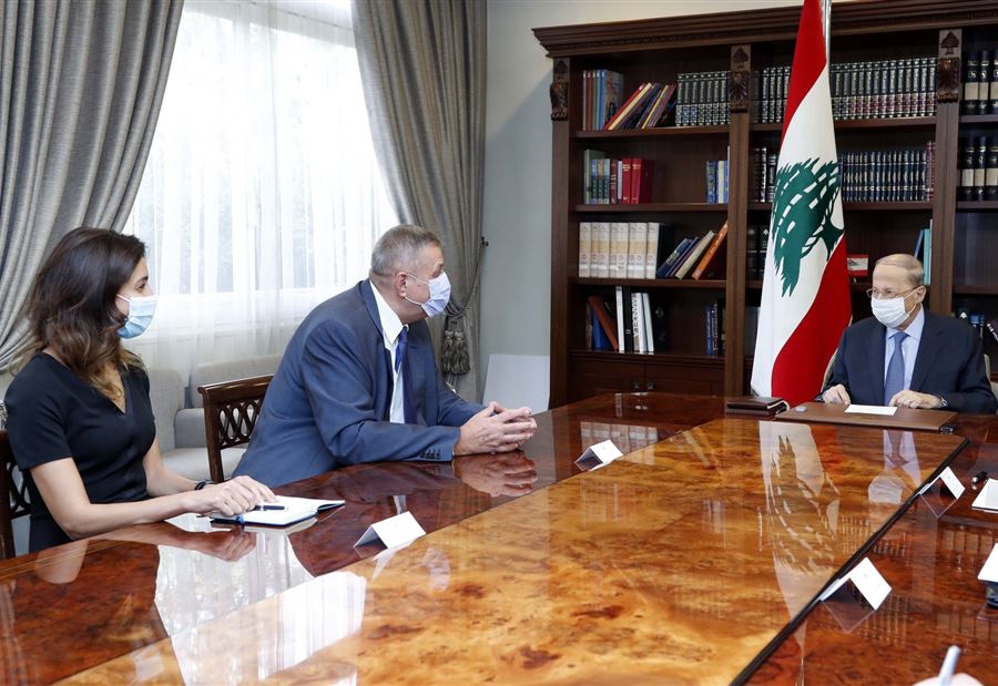 عون إطلع على مداولات ترسيم الحدود 