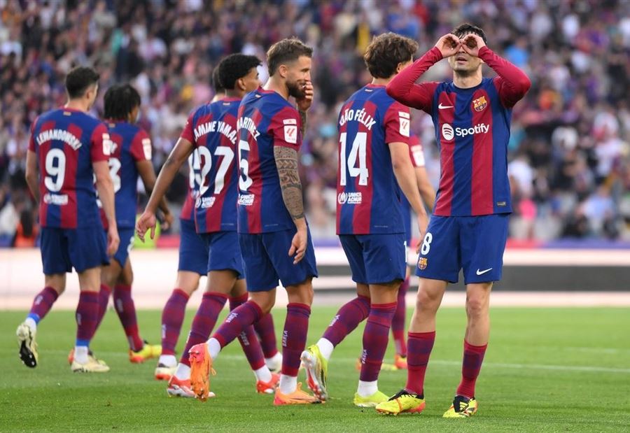 برشلونة يبتعد عن جيرونا ويعزز موقعه في المركز الثاني