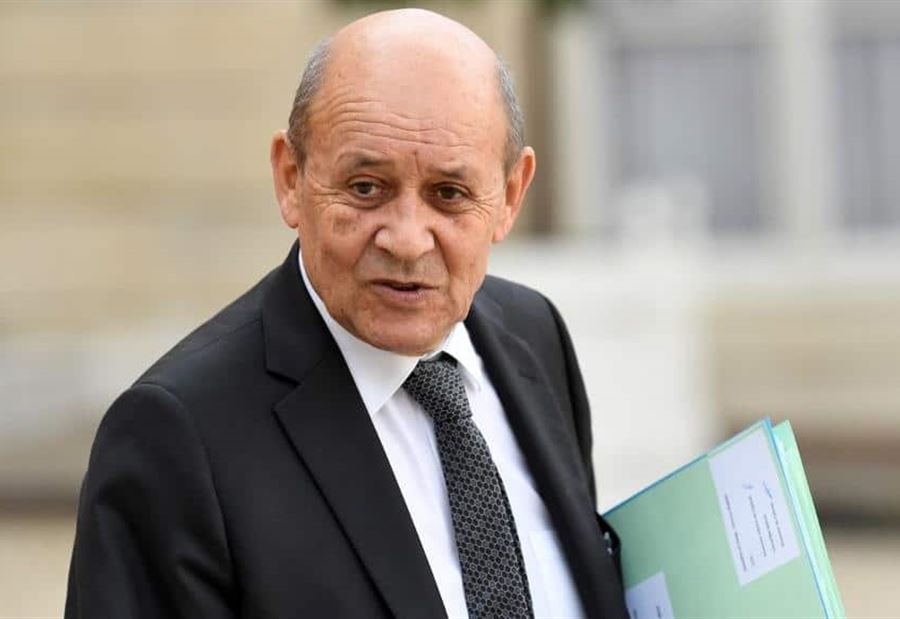 لودريان على الخط لودريان على الخط