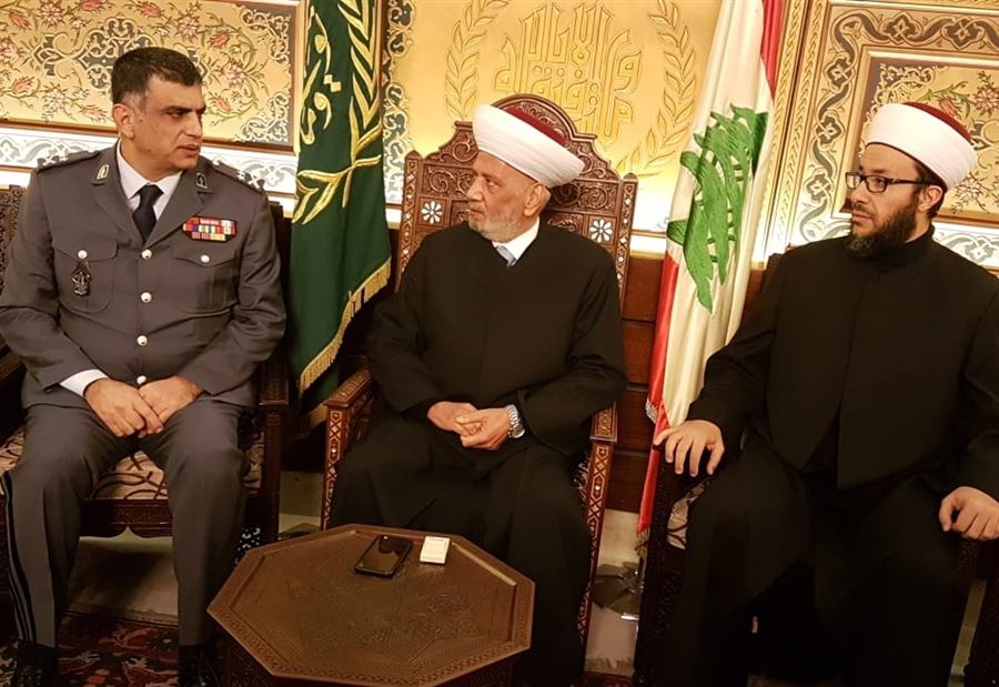 اللواء عثمان يلتقي دريان: حريصون على دور العبادة