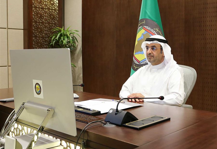 الأمينُ العامُ لمجلسِ التعاونِ الخليجي في قطر 