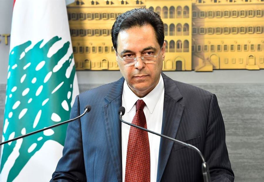 دياب يُناشد الرئيس الفرنسي