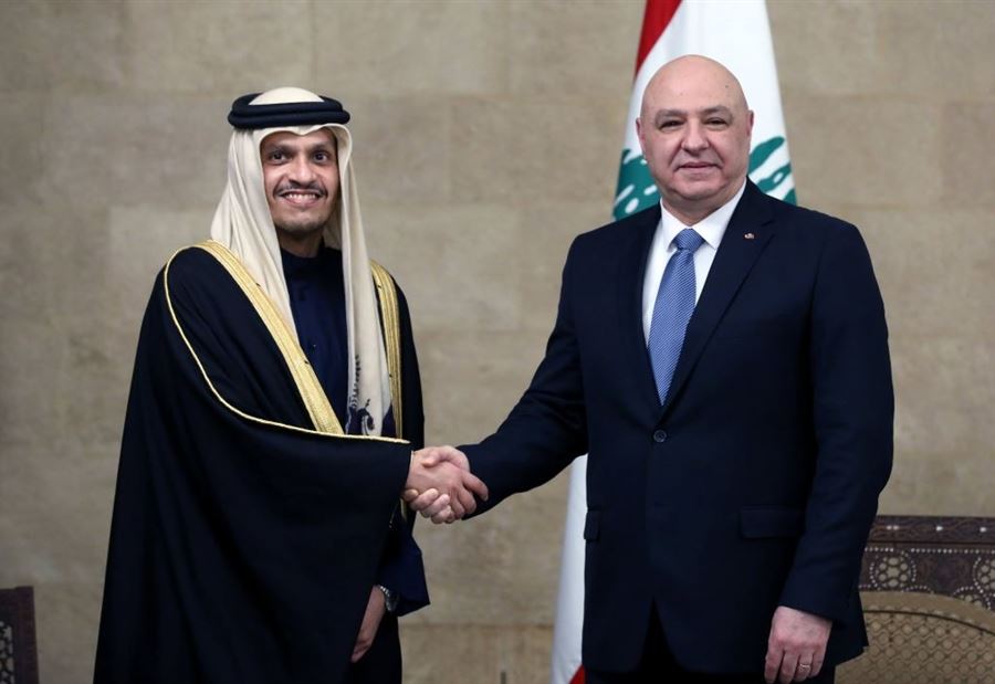 بتصريح من بعبدا... قطر حاضرة بملف إعادة الإعمار!