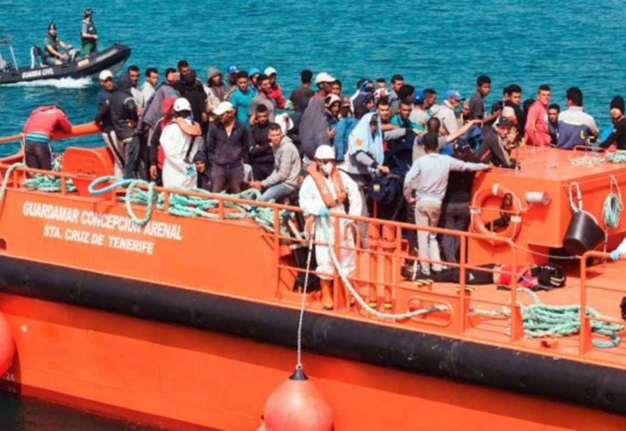 البحرية المغربية تنقذ عشرات المهاجرين في المتوسط