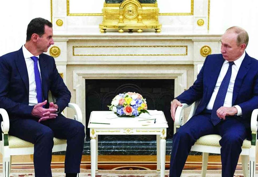 محادثة هاتفية بين بوتين والأسد