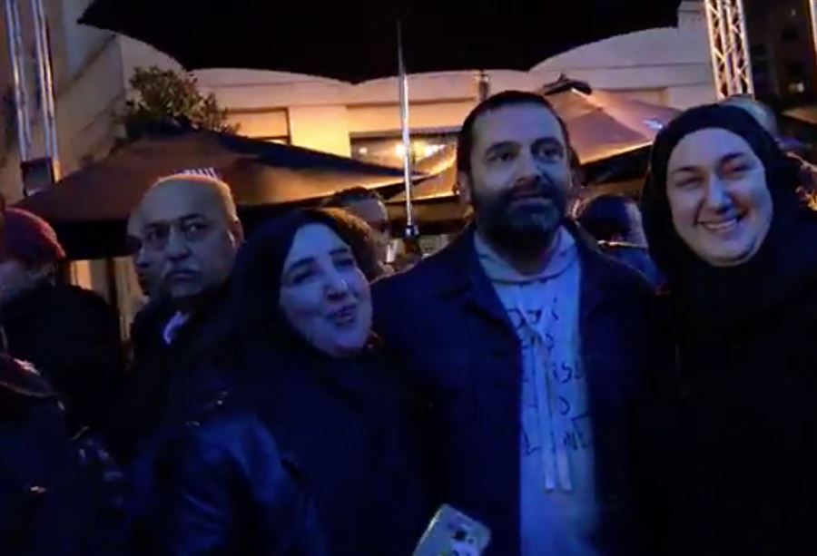 بالفيديو: الحريري يجول في وسط بيروت