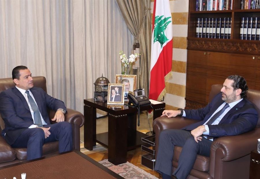 الحريري يستقبل الصايغ ورئيسي الاميركية واليسوعية