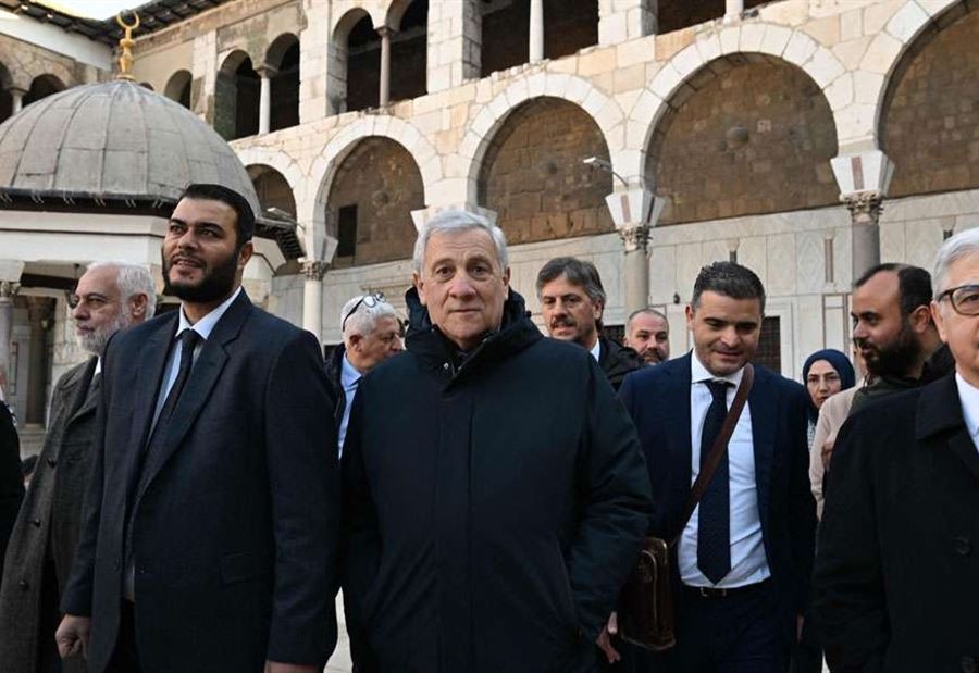 المسجد الأموي في دمشق... الوجهة الأولى لوزير خارجية إيطاليا