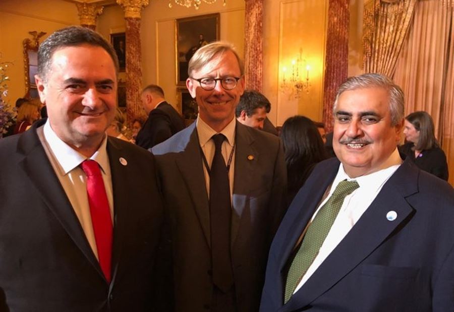 لقاء جمع وزيري خارجية البحرين واسرائيل لقاء جمع وزيري خارجية البحرين واسرائيل