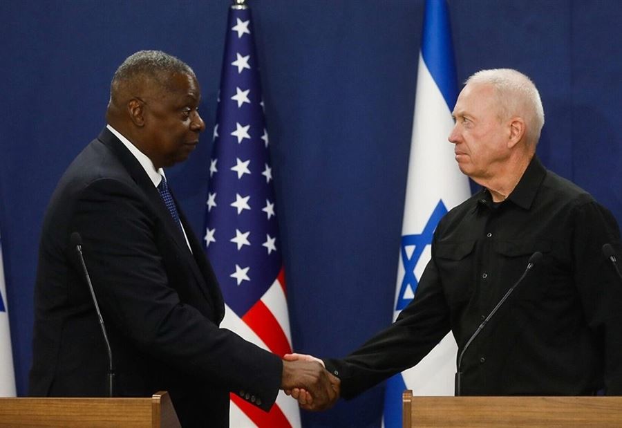 بين أوستن وغالانت... واشنطن علمت مسبقاً بضربات إيران