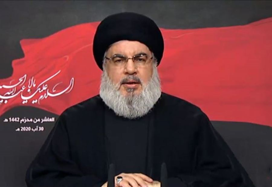 نصرالله يرفض الإعتراف بإسرائيل... "نحن الى جانب الحق" نصرالله يرفض الإعتراف بإسرائيل... "نحن الى جانب الحق"
